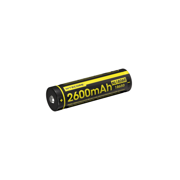 ΜΠΑΤΑΡΙΑ NITECORE 18650 / 2600mAh/Micro USB Φορτιστές-Μπαταρίες-Βάσεις Στήριξης armania.gr