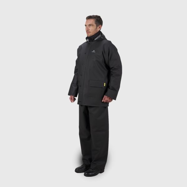 Αδιάβροχο Κοστούμι ANORAK Strutter® flex – long Μαύρο